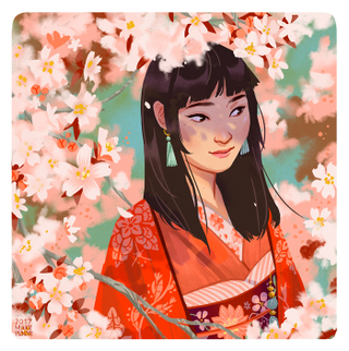 Illustration for article titled The Girl Among The Cherry Blossoms